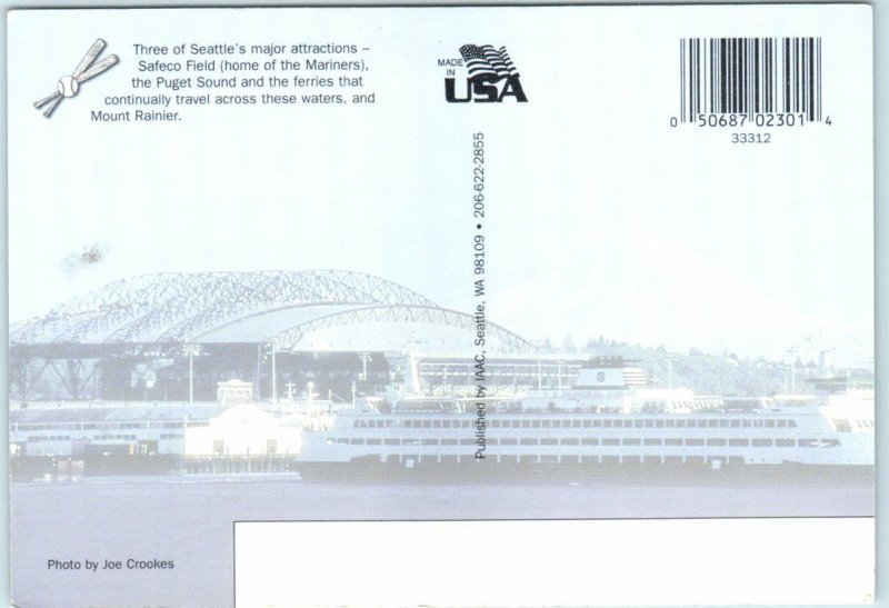 Postcard - Home of the Mariners - Safeco Field - Seattle, Washington