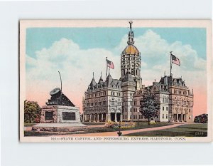 M-190902 State Capitol and Petersburg Express Hartford Connecticut USA