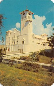 St Theresa's Church on Cedar Ave Old Spanish Mission Style Bermuda Island Unu...