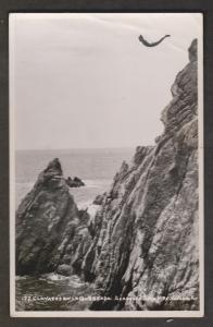 Famous Cliff Divers, Acapulco, Mexico - Unused 1950s