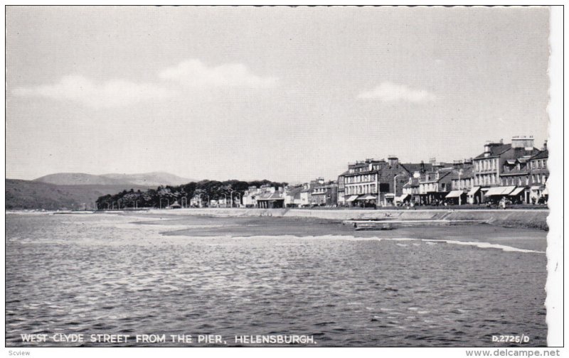HELENSBURGH, Scotland, 1930-40s ; West Clyde Street from the pier