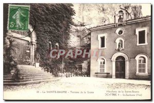 Old Postcard La Sainte Baume Grotto Terrace