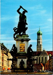 Germany Augsburg Herculed Fountain