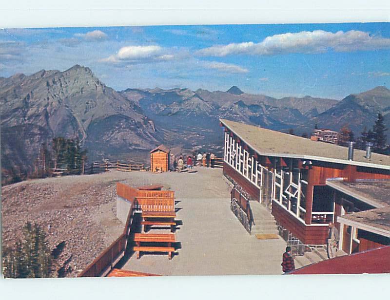 Pre-1980 RESTAURANT SCENE Banff Alberta AB AE0154