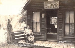 RPPC,Uncle Ike's Son, Shepherd of the Hills Country,Branson MO,Old Post Card