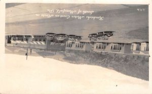 Mansfield Pennsylvania Kendricks Motor Court Real Photo Vintage Postcard AA79182