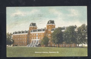 FREDERICK MARYLAND MONTEVUE HOSPITAL BUILDING VINTAGE POSTCARD 1909