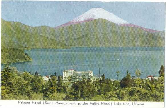 Hakone Hotel, Lake-sibe Hakone, Japan,