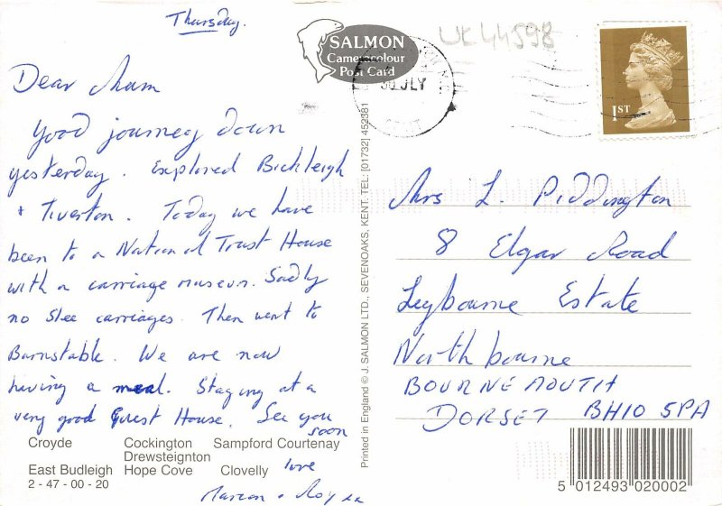 uk44598 devon villages uk