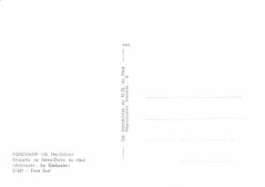 Ronchamp - Notre Dame, real photo