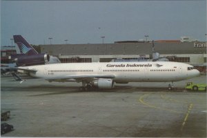 Aviation Postcard - Garuda Indonesia Aeroplane at Frankfurt Airport RR17060