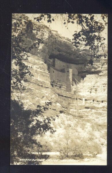 RPPC MONTEZUMA CASTLE ARIZONA VINTAGE REAL PHOTO POSTCARD