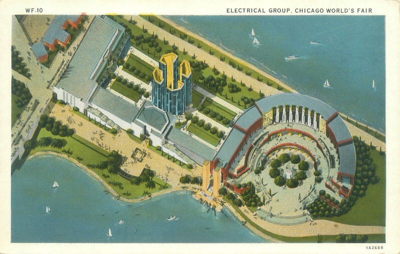 1933 Chicago World's Fair  Electrical Group CT American Art WF10