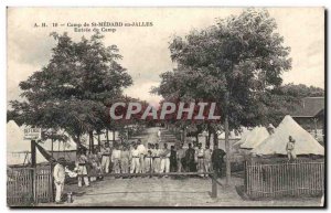 Camp St Medard en Jalles Old Postcard camp Entree