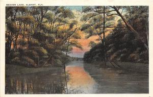 D71/ Albany Alabama AL Postcard c1910 Beaver Lake Scene