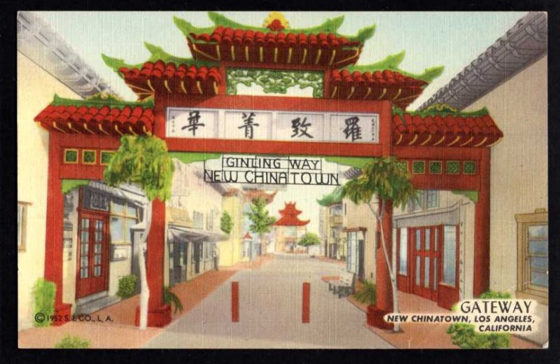 California LOS ANGELES Gateway New Chinatown LINEN