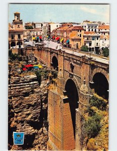 Postcard New Bridge, Ronda, Spain