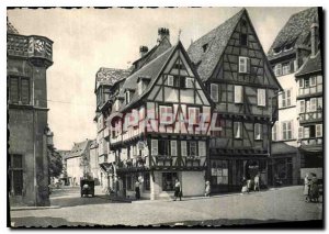 Modern Postcard Colmar Grand Rue Auberge Au Fer Rouge