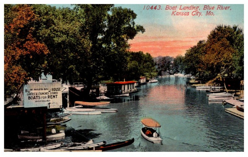 Missouri Kansas City   Boat landing Blue River