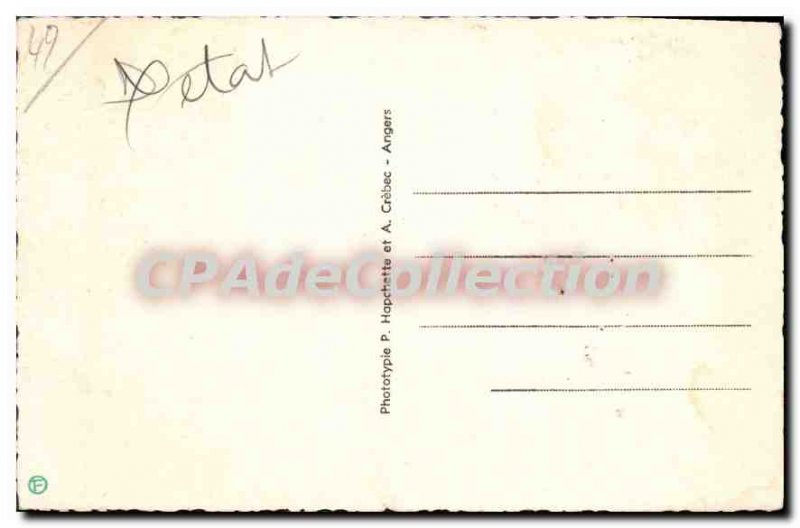 Postcard Old Louresse Chateau De Launay