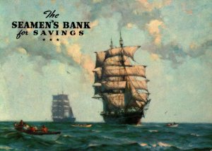 1960  Seamen's Bank  New York City  Calendar Card  2 x 3