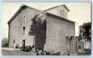 1910 Hamburg New Jersey vintage Postcard Old Stone Mill Walkill River Building
