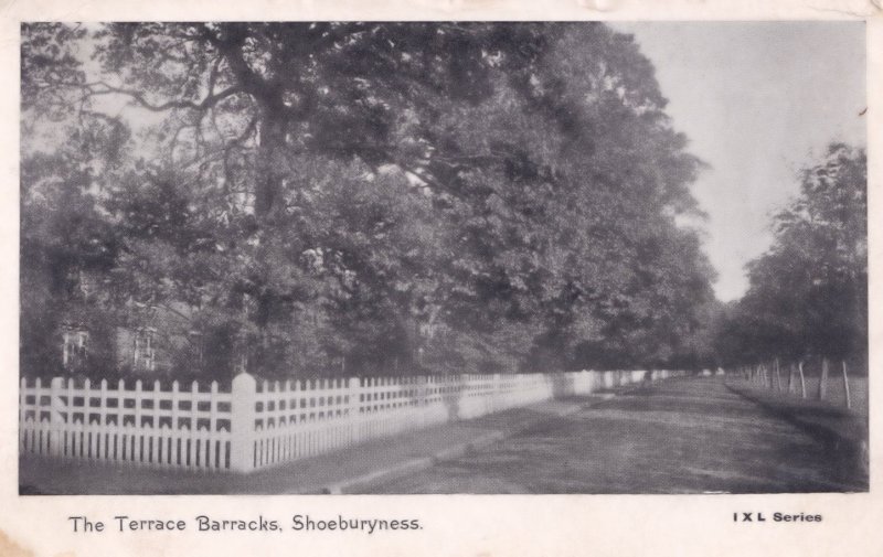 Shoeburyness Terrace Barracks Old Postcard