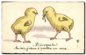 Old Postcard Chicks