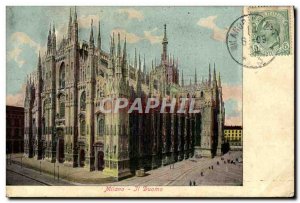 Old Postcard Milano Il Duomo