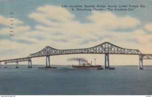 ST PETERSBURG,Florida, 1930-1940s ; Sunshine Skyway Bridge