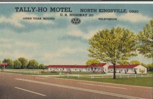 Postcard of Tally Ho Motel North Kingsville OH