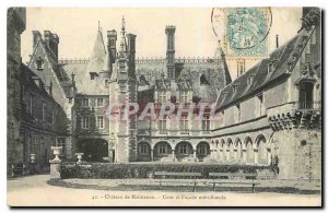 Old Postcard Chateau de Maintenon Court Facade meridionale