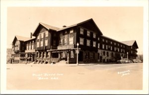 Real Photo Postcard Pilot Butte Inn in Bend, Oregon