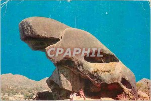 Postcard Modern India Mount Abu Toad Rock