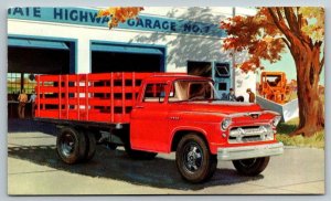 Chevrolet Task Force Trucks  Model 4409  Stake    Postcard