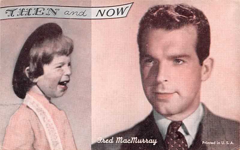 Then and Now, Fred MacMurray Actor, Movie Star Mutoscope Unused 