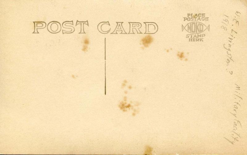 Military Facility, W. E. Livingston?  1918  -  RPPC