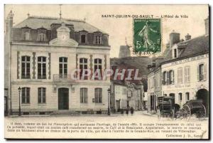 Old Postcard Saint Julien du Sault L & # 39Hotel City