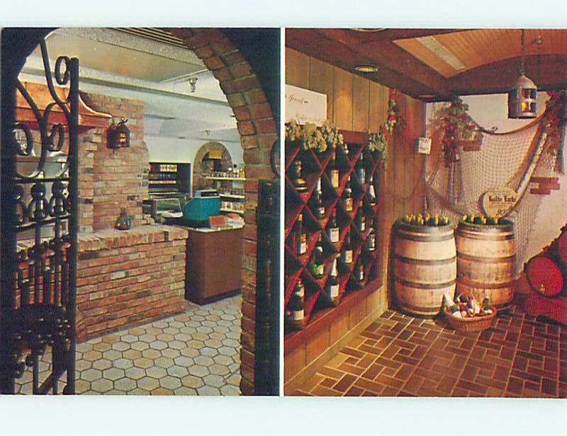 Pre-1980 BAVARIAN INN WINE CELLAR IN RESTAURANT Frankenmuth Michigan MI L1392