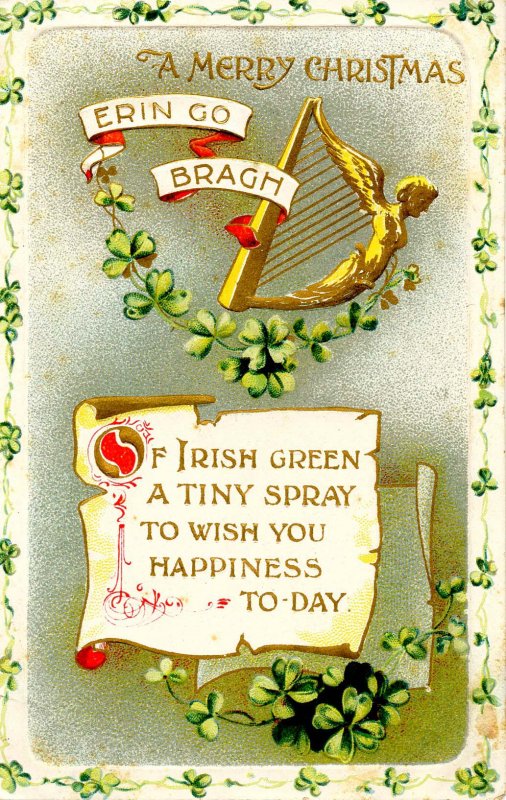 Greeting - Christmas with Irish Theme
