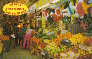 Mexico Tijuana Typical Mexican Fruit Market