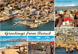 Beirut, Lebanon Postcard, Carte Postale Greetings from Beirut Beirut Greeting...
