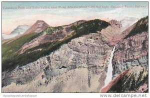 Canada Alberta Takakkaw Falls & Yoho Valley Near Field Canadian Pacific R...