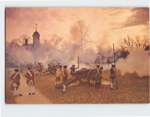 Postcard The Colonial Militia, Williamsburg, Virginia