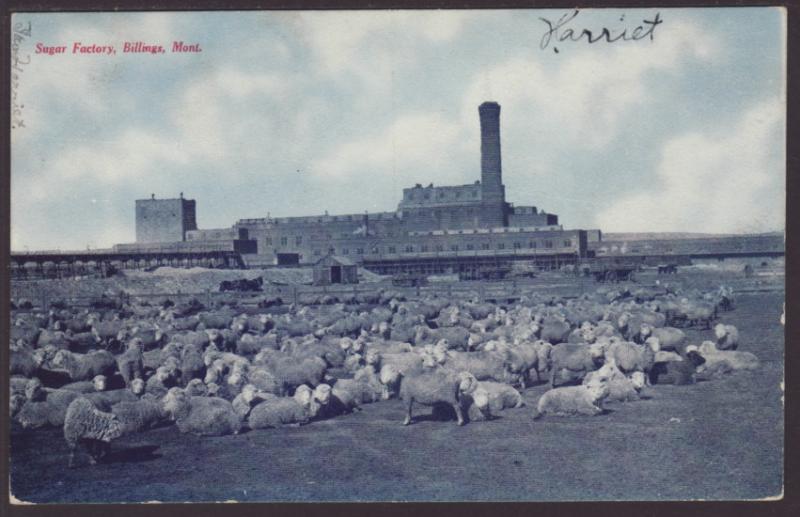 Sugar Factory,Billings,MT Postcard