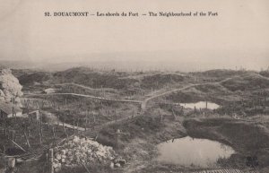 DOUAUMONT FRANCE FORT WW1 MILITARY POSTCARD (c. 1917)