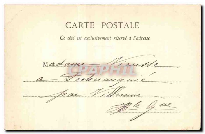 Paris Old Postcard St. Mary Batignolles