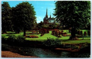 Postcard - The Rose Gardens - Forres, Scotland