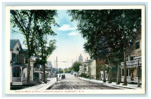 1913 South Main Street, Newport New Hampshire NH Antique Postcard 