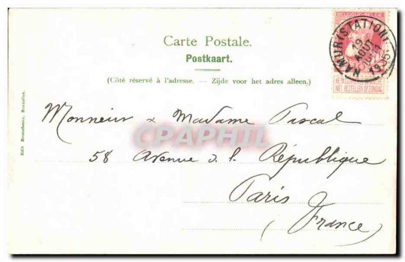 Postcard Namur Old Panorama